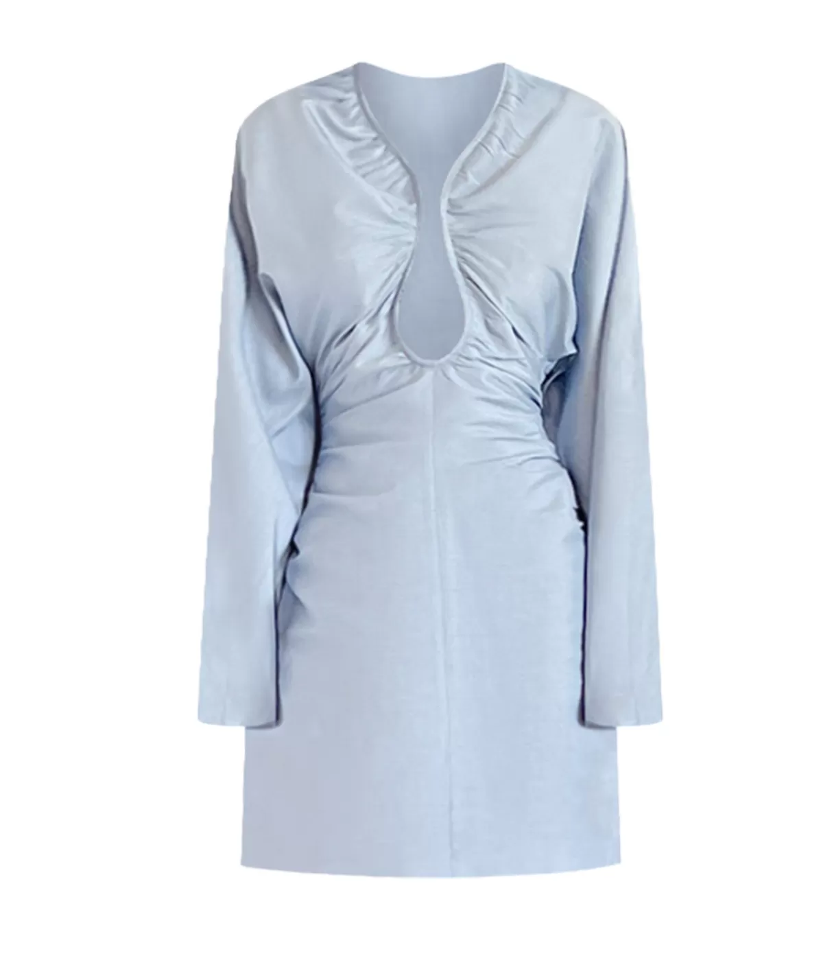 Wynn Hamlyn Zoe Mini Dress in Sky Blue Clearance